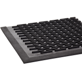 Crown-Tred Medium Traffic Scraper Mat 3’ x 5’, Black